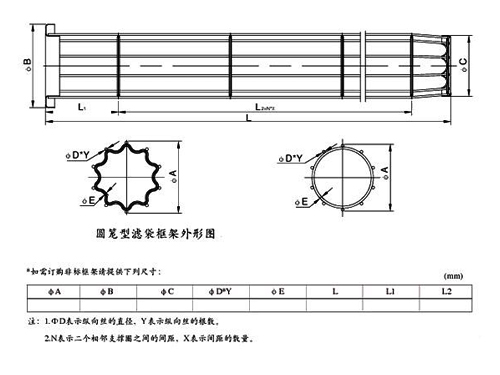 骨架外形图